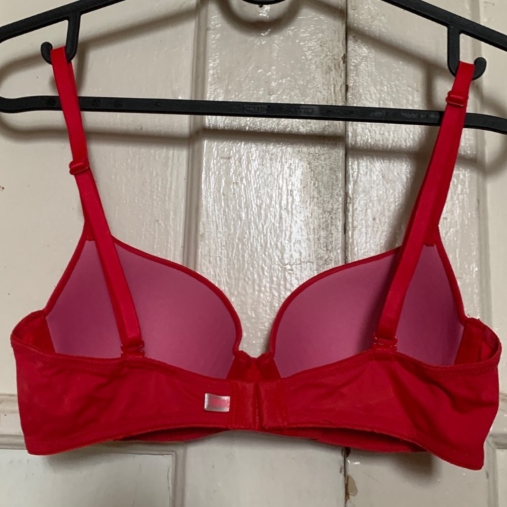 PINK Red Bra